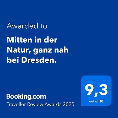 Mitten In Der Natur, Ganz Nah Bei Dresden. Bannewitz Eksteriør billede